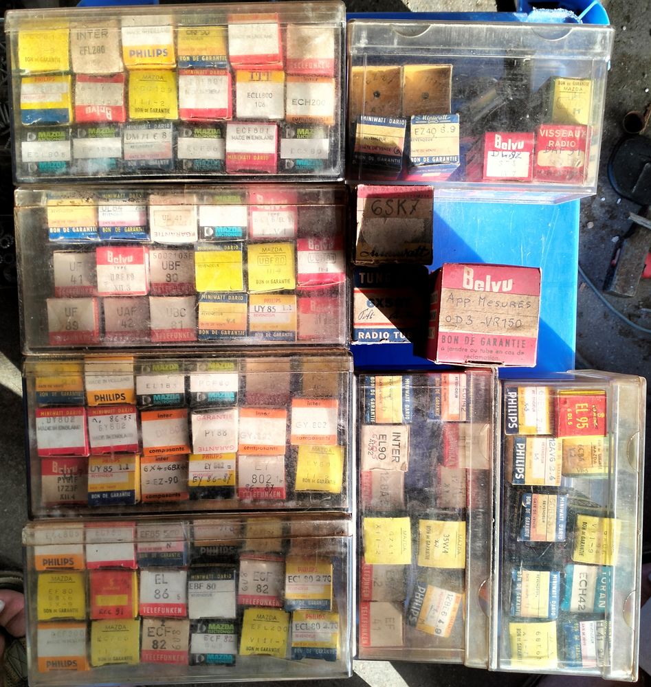 lot 120 lampes radio tube 150 Saint-Jean-de-Fos (34)