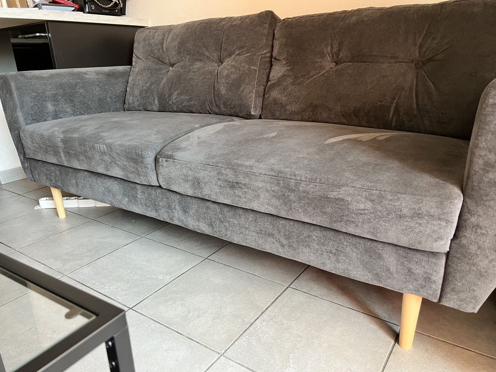 Canap� Conforama gris 300 Nice (06)