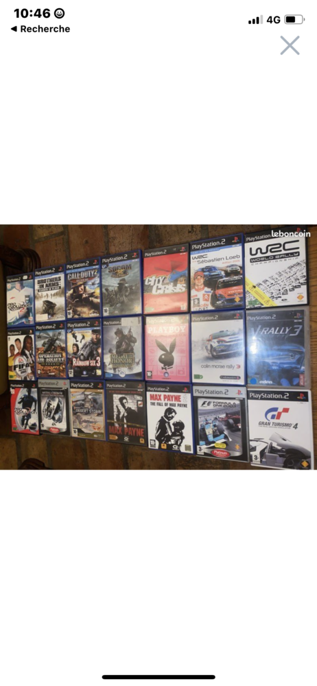 Vends lot jeux PlayStation2 105 Cabri�res (30)