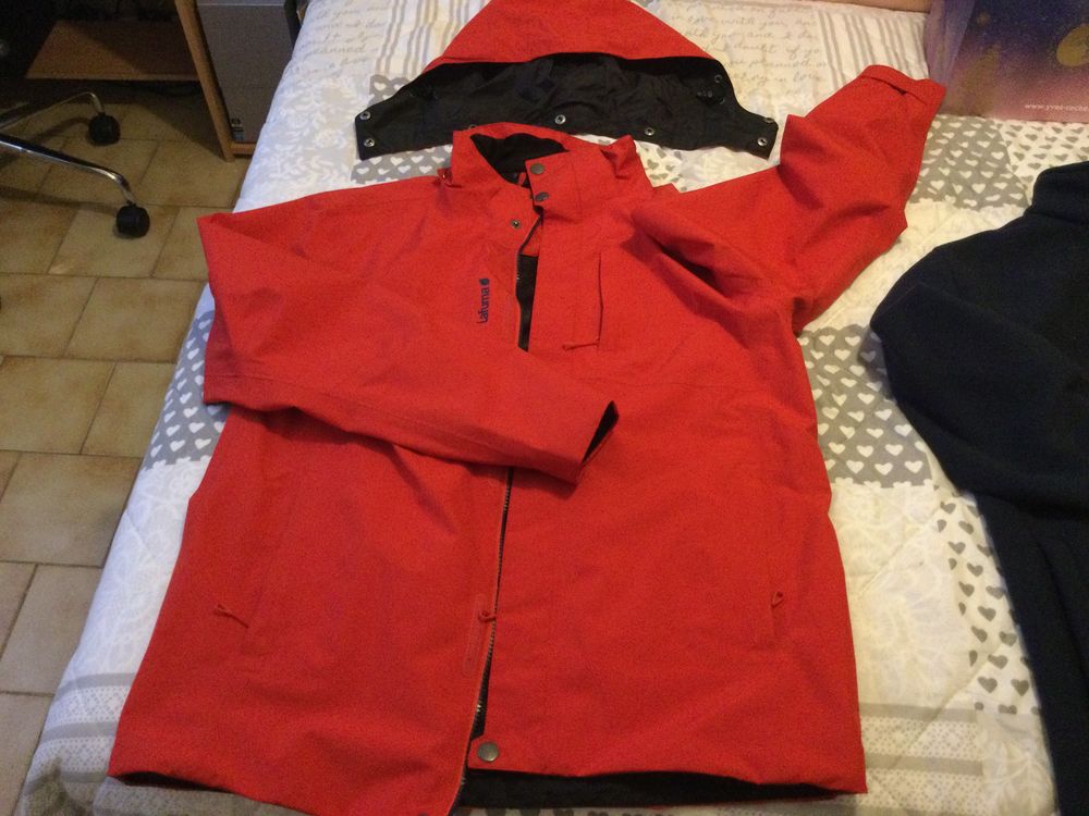 Veste ou anorak hiver rouge Lafuma homme 80 Saint-Germain-du-Puy (18)