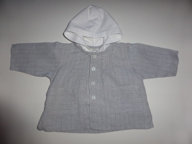 CATIMINI veste � capuche lin gris 3 mois 8 Rueil-Malmaison (92)