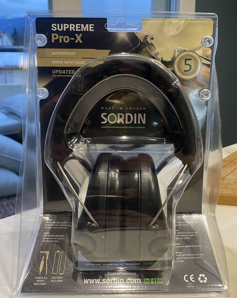 Casque �lectronique anti-bruit Sordin Supreme Pro-X noir 0 Saint-Genis-Pouilly (01)