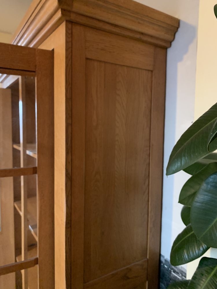 Armoire vitrine ch�ne massif 150 Canteleu (76)