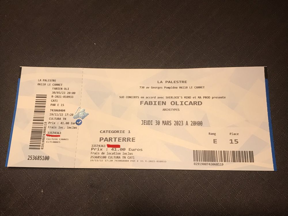 Spectacle Arch�types - Fabien Olicard (30/03/2023 Le Cannet) 35 Antibes (06)