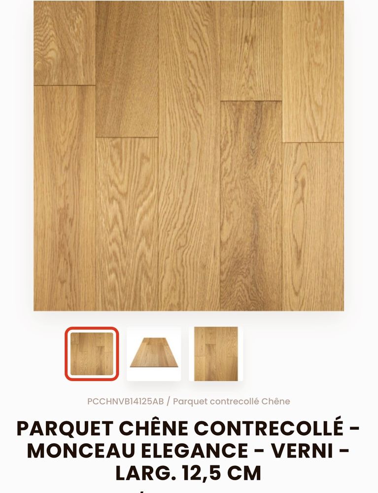 Parquet contre coll� 310 Paris 13 (75)