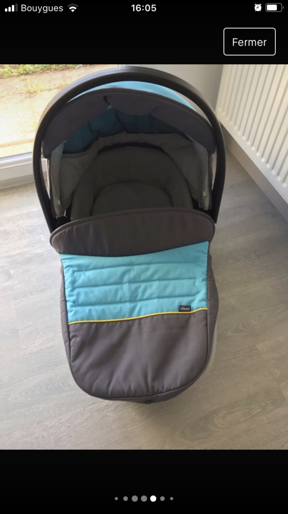 Trio poussette nacelle et si�ge auto 150 F�rolles-Attilly (77)