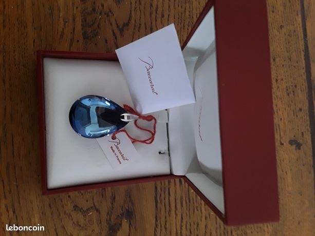 Pendentif cristal baccarat bleu psychelic neuf 300 Cabri�res-d'Avignon (84)