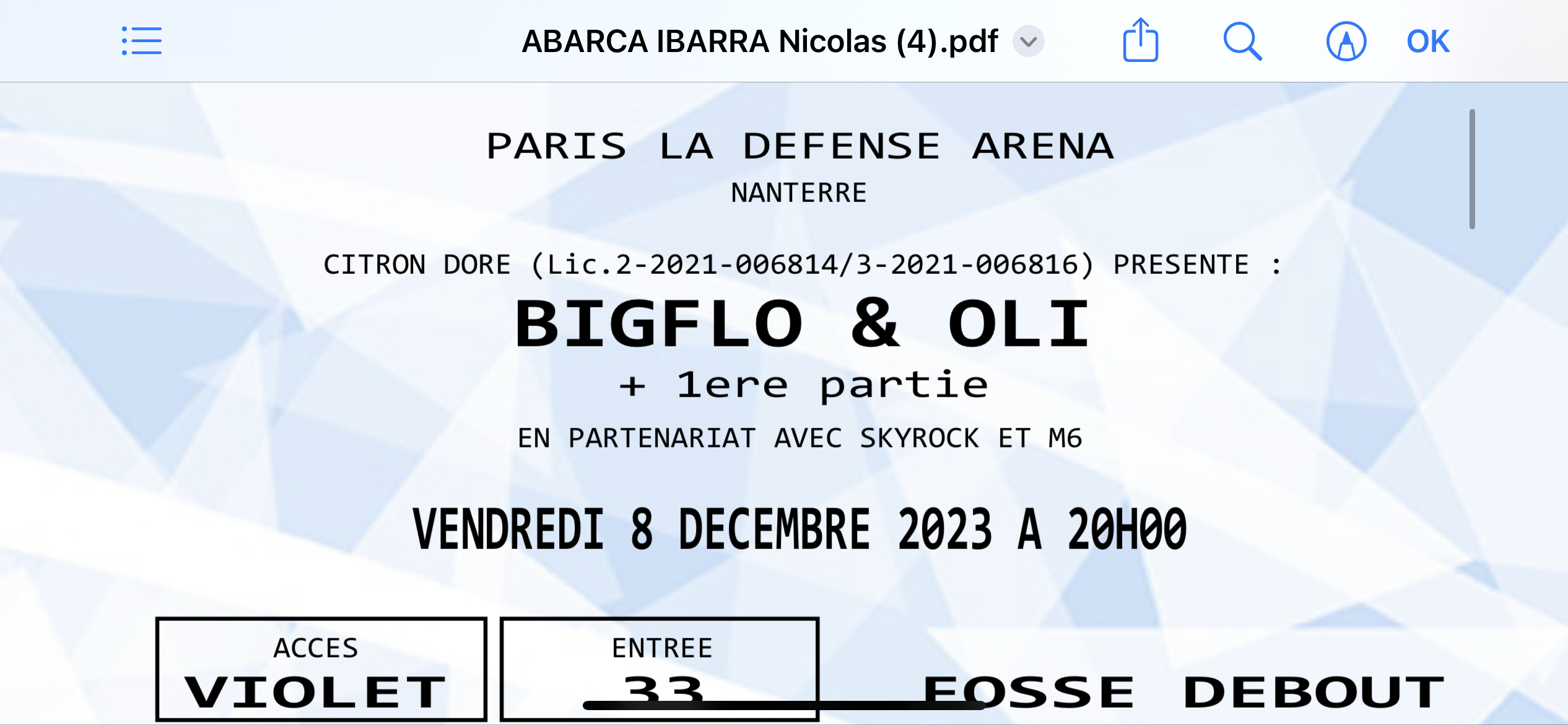 concert de BIG FLO ET OLI Nanterre 30 Antony (92)