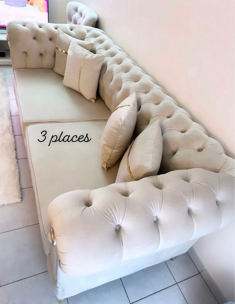 Canap� capitonn� 3+2+1 800 Meyzieu (69)