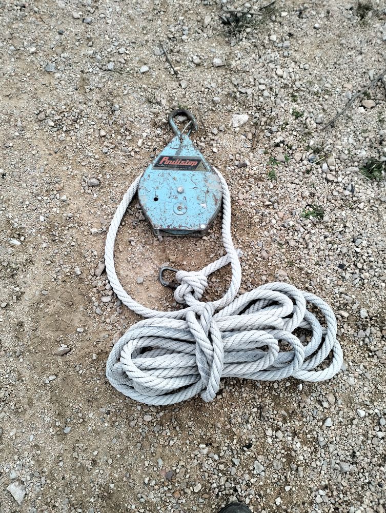 poulie stop corde echafaudage macon 150 Saint-Jean-de-Fos (34)