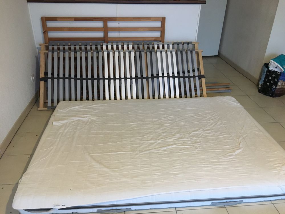 Lit IKEA deux personnes 95 Toulouse (31)