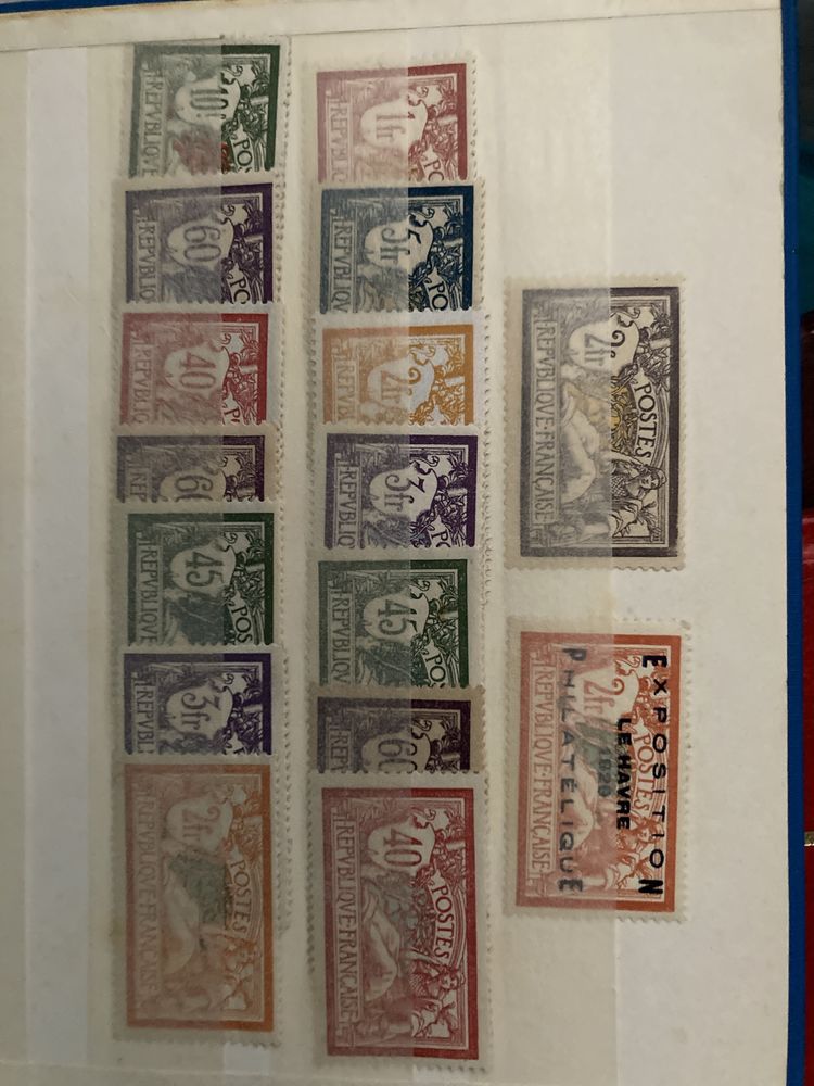 Timbres de collection serie Merson neufs ** 8999 Saint-Etienne (42)