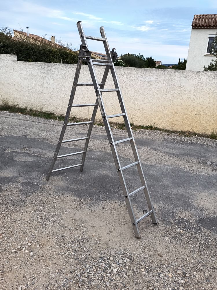 Echelle centaure transformable 2 plans 2x7 echelons 150 Saint-Jean-de-Fos (34)