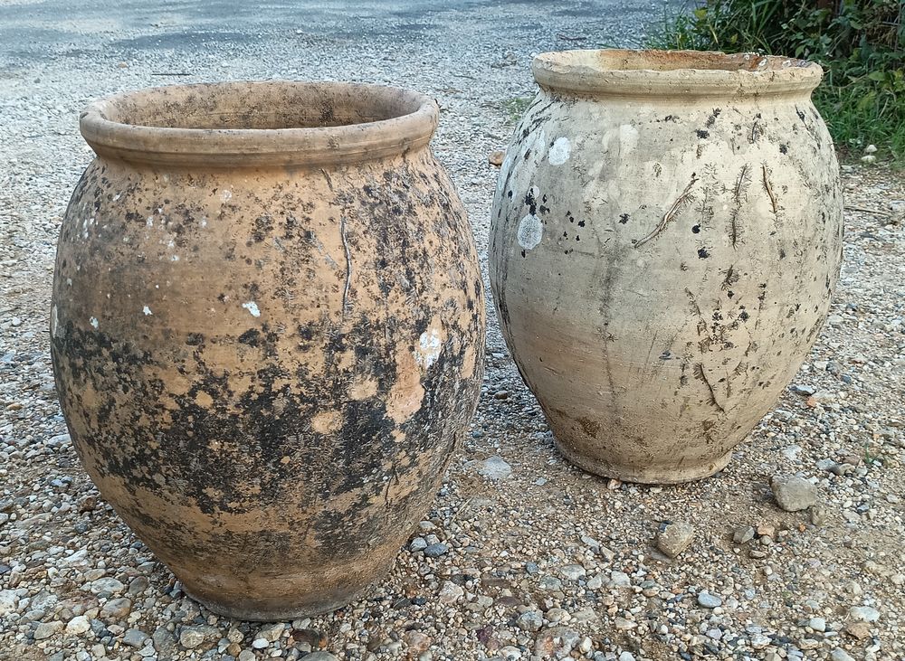 paire jarre anciennes haut 460 larg 360 mm 440 Saint-Jean-de-Fos (34)