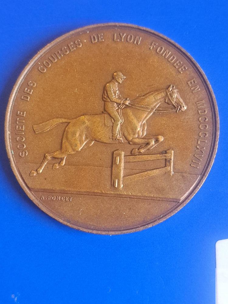 1910 Lyon m�daille �questre bronze Penin Poncet 29 Prats-de-Mollo-la-Preste (66)