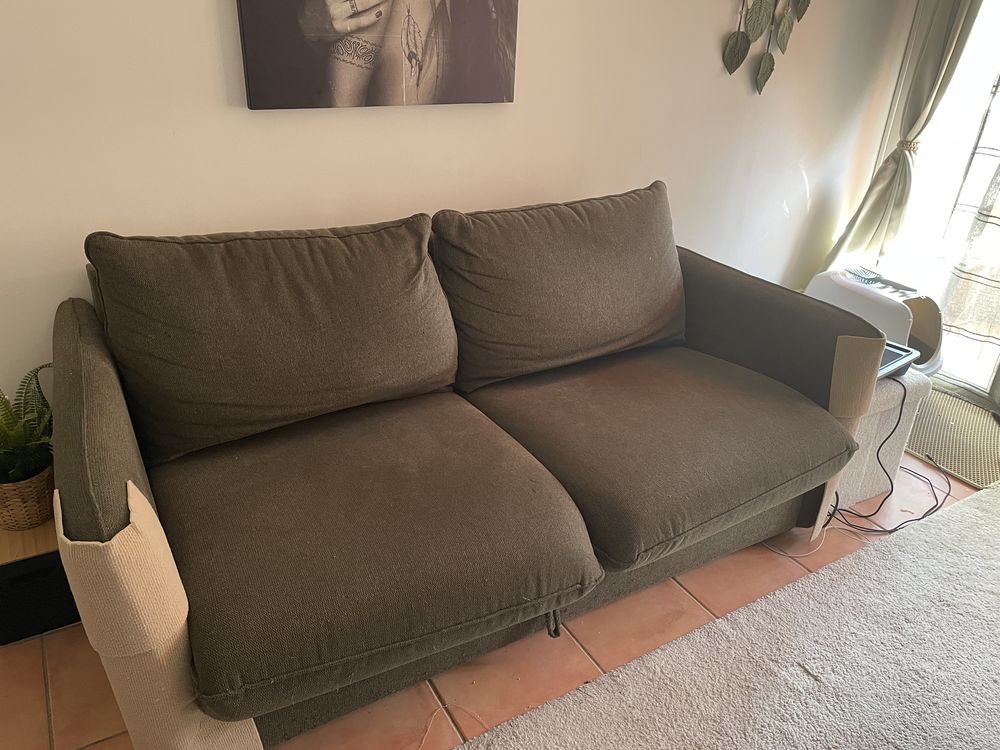 Canap� convertible vert 100 Hy�res (83)