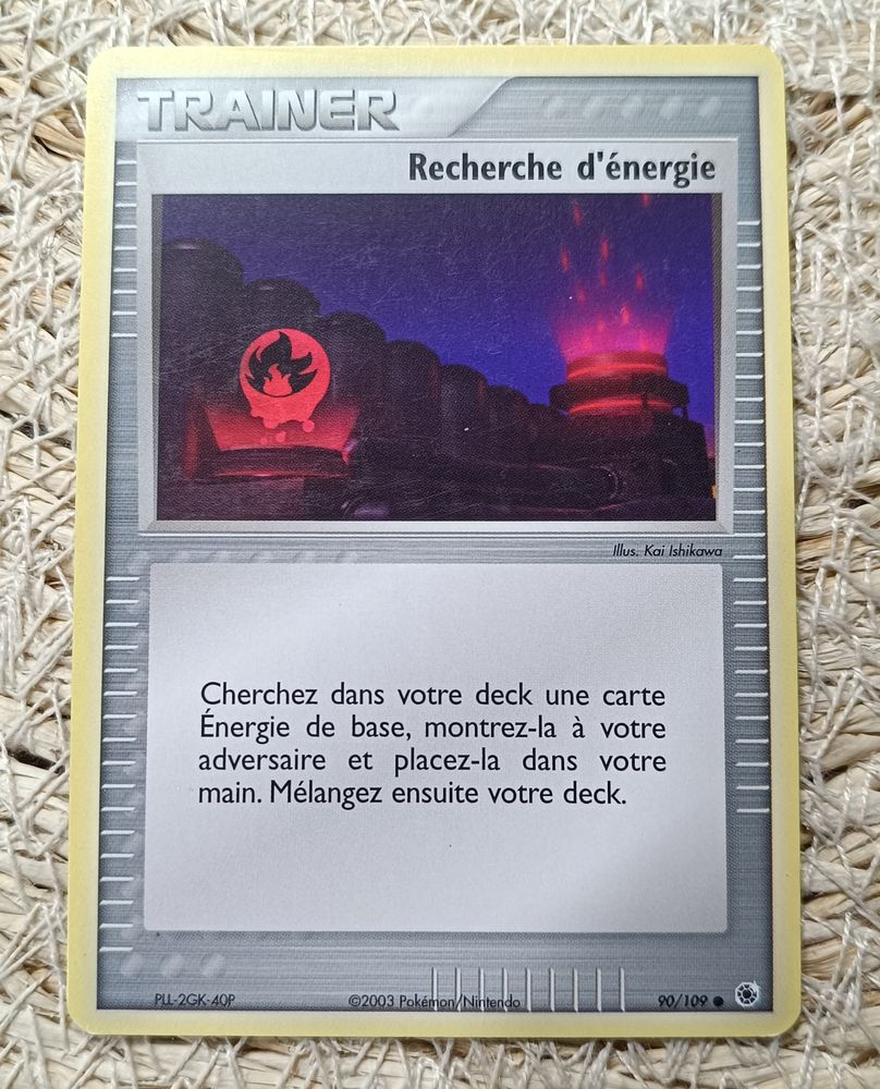Carte Pok�mon - Recherche d'�nergie - 90/109 2 Montbrun (46)
