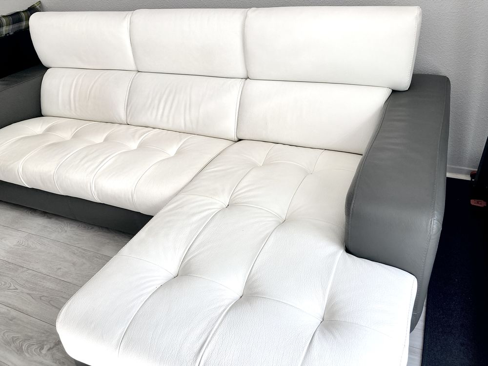 Canap� 3 places CUIR DE BUFFLE ? Mobilier de France 990 Lormont (33)