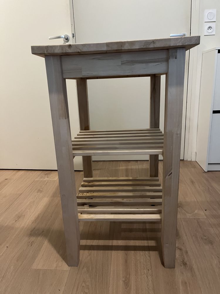 Desserte IKEA Bekvam en bois de bouleau 45 Rennes (35)