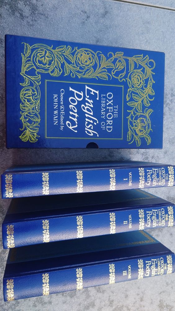Coffret de 3 livres English Poetry 0 Villers-l�s-Nancy (54)