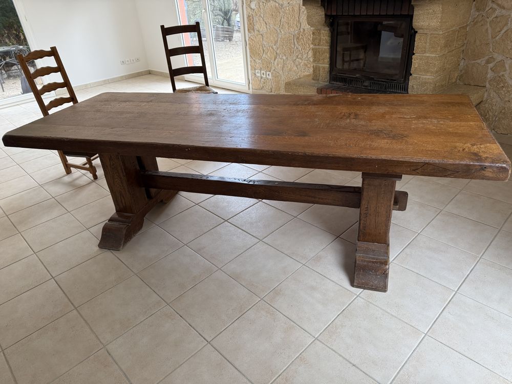 Table et chaises en ch�ne massif 700 Callas (83)