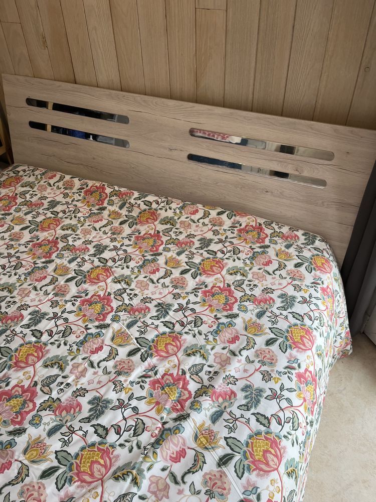 Lit 2 personnes  bois blanc 100 Paris 14 (75)