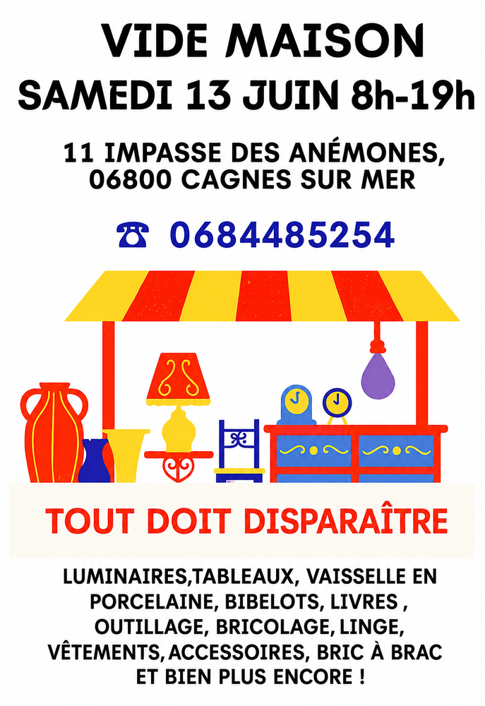 Vide Maison 0 Cagnes-sur-Mer (06)